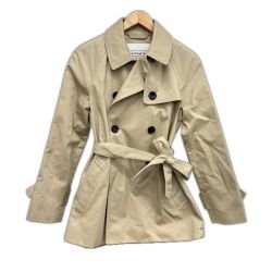 COACH コーチ トレンチコート Sサイズ 内側青 コーチ柄 メンズ ベージュ Bランク
