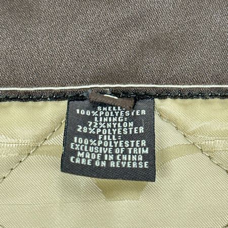 COACH コーチ コート Mサイズ 無地 中コーチ柄 ボタン金 ポケット斜め レディース ベージュ