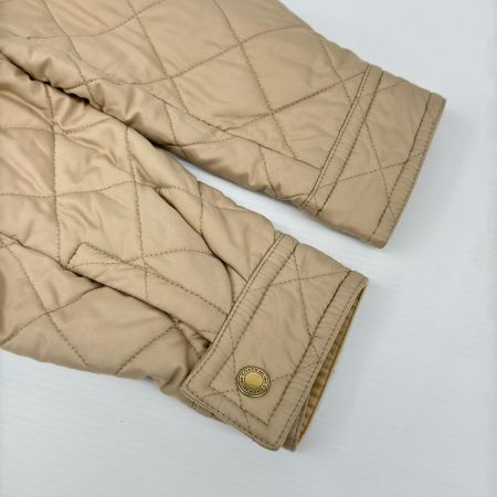 COACH コーチ コート Mサイズ 無地 中コーチ柄 ボタン金 ポケット斜め レディース ベージュ