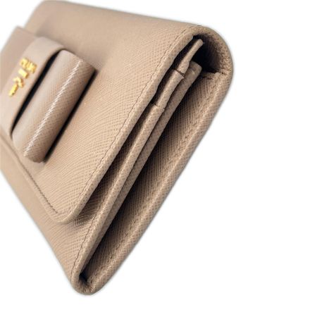 PRADA プラダ 長財布 ダメージ有り ベージュ