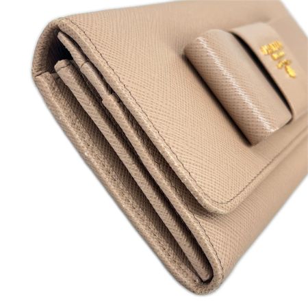 PRADA プラダ 長財布 ダメージ有り ベージュ