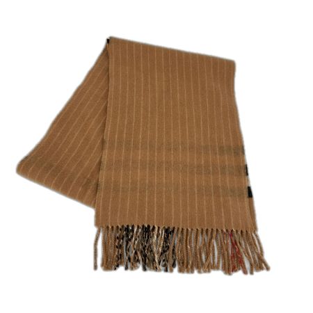 BURBERRY LONDON バーバリーロンドン マフラー チェック カシミア ウール  ベージュ