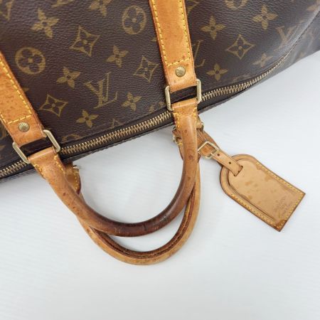 LOUIS VUITTON ルイヴィトン ボストンバッグ モノグラム キーポル・バンドリエール 50 ヌメ革変色有 中ヨゴレ有り M41416