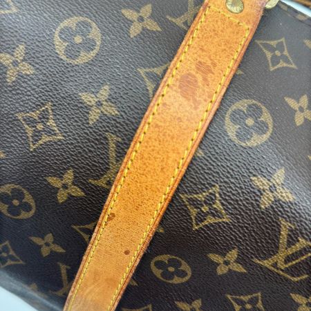 LOUIS VUITTON ルイヴィトン ボストンバッグ モノグラム キーポル・バンドリエール 50 ヌメ革変色有 中ヨゴレ有り M41416