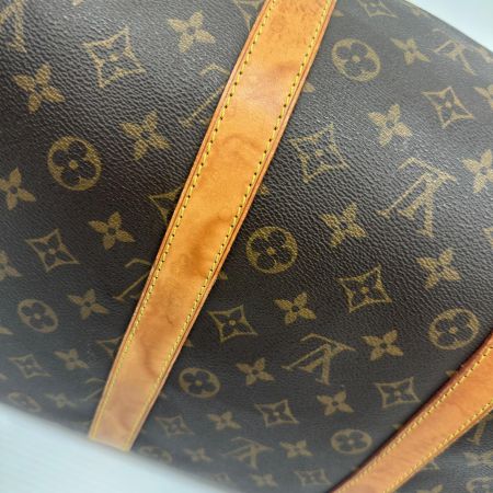 LOUIS VUITTON ルイヴィトン ボストンバッグ モノグラム キーポル・バンドリエール 50 ヌメ革変色有 中ヨゴレ有り M41416