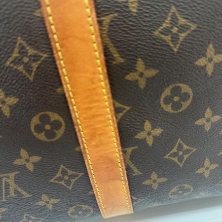 LOUIS VUITTON ルイヴィトン ボストンバッグ モノグラム キーポル・バンドリエール 50 ヌメ革変色有 中ヨゴレ有り M41416