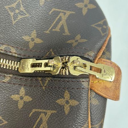 LOUIS VUITTON ルイヴィトン ボストンバッグ モノグラム キーポル・バンドリエール 50 ヌメ革変色有 中ヨゴレ有り M41416