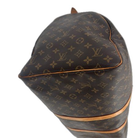 LOUIS VUITTON ルイヴィトン ボストンバッグ モノグラム キーポル・バンドリエール 50 ヌメ革変色有 中ヨゴレ有り M41416