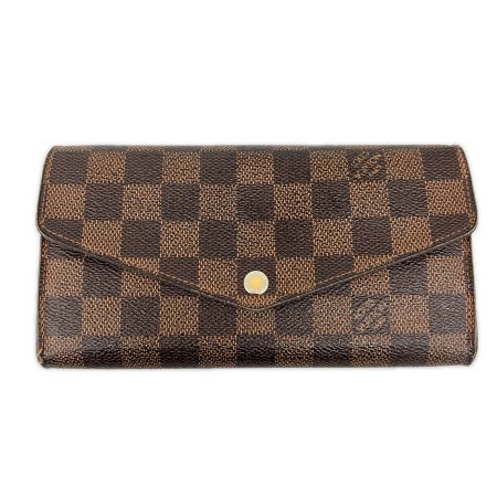 LOUIS VUITTON ルイヴィトン ダミエ ポルトフォイユ・サラ 長財布 N63209