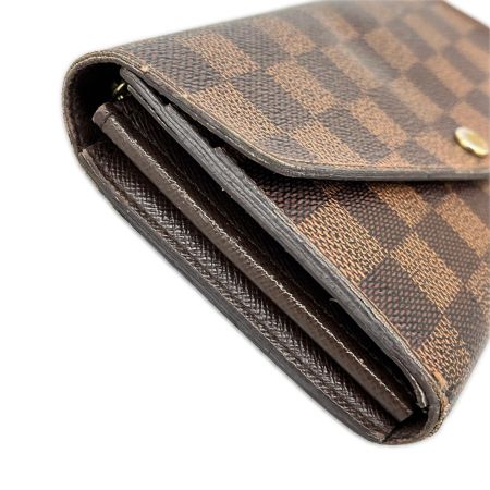 LOUIS VUITTON ルイヴィトン ダミエ ポルトフォイユ・サラ 長財布 N63209