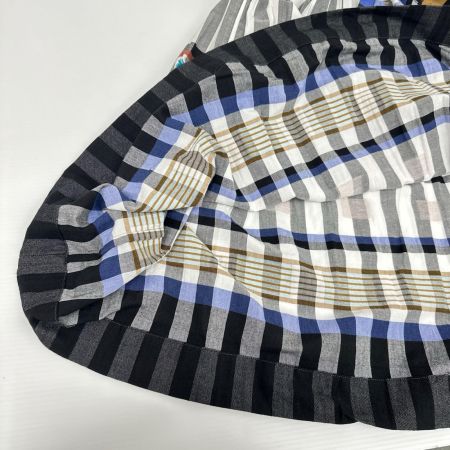 ISSEY MIYAKE me イッセイミヤケ ワンピース スレ有 ベルト付 オールシーズン レディース ミセス  M101FH571 ホワイト×グレー
