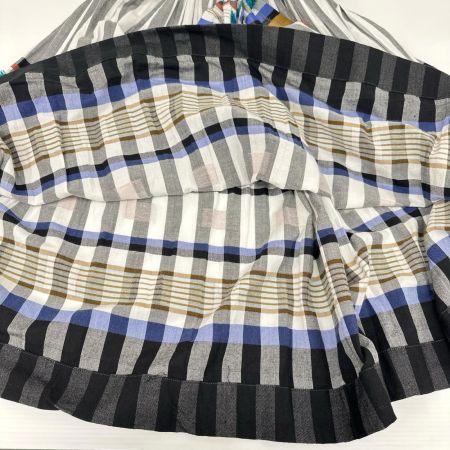 ISSEY MIYAKE me イッセイミヤケ ワンピース スレ有 ベルト付 オールシーズン レディース ミセス  M101FH571 ホワイト×グレー