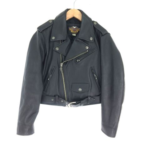  HARLEY-DAVIDSON ハーレーダビッドソン メンズ レザージャケット SIZE XS 40180 ブラック