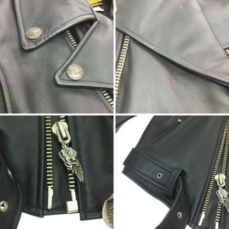  HARLEY-DAVIDSON ハーレーダビッドソン メンズ レザージャケット SIZE XS 40180 ブラック