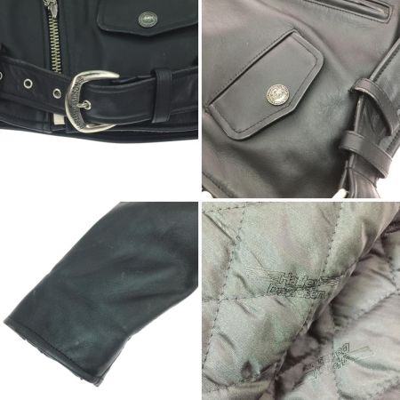  HARLEY-DAVIDSON ハーレーダビッドソン メンズ レザージャケット SIZE XS 40180 ブラック
