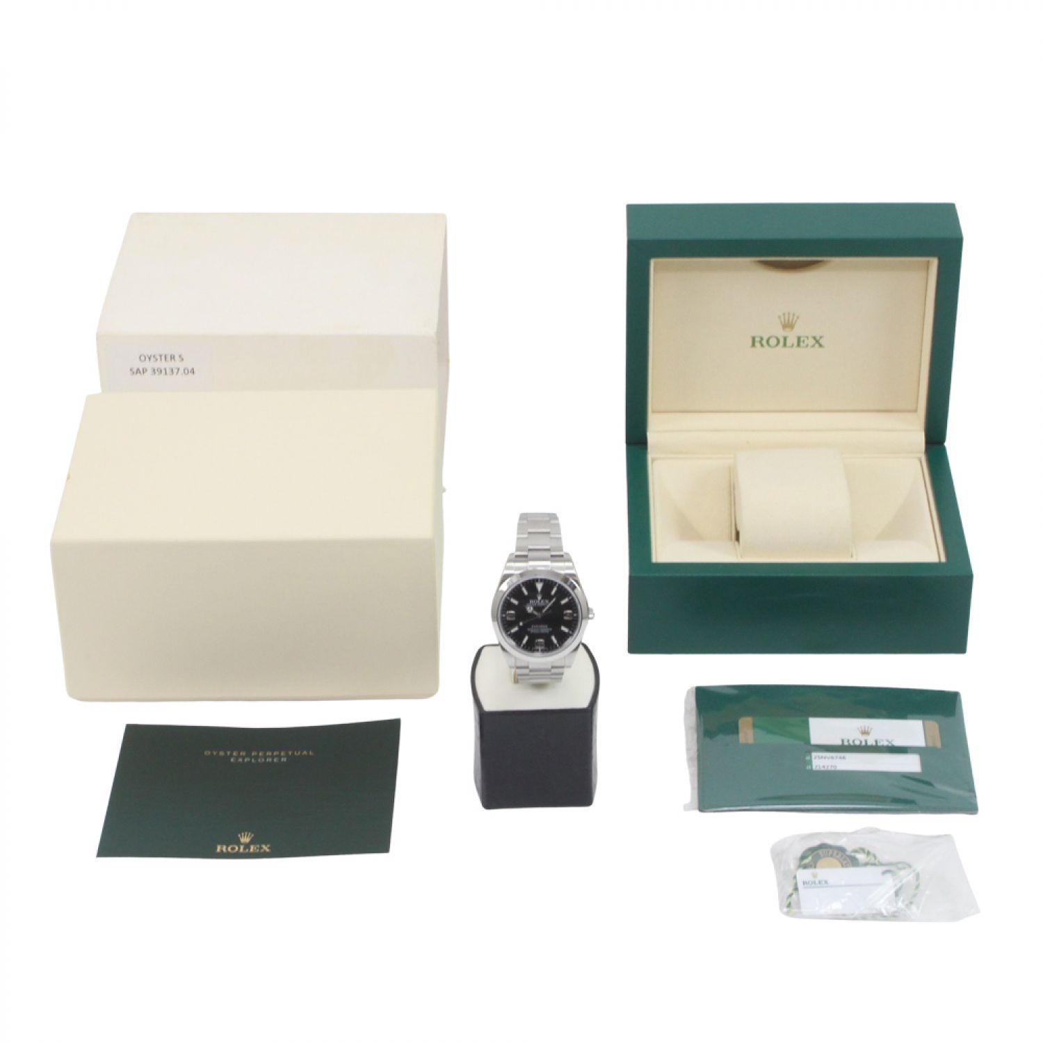 中古】 ROLEX ロレックス エクスプローラI 自動巻き 腕時計 Aランク