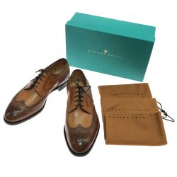 $$ EDWARD GREEN サンドリンガム ラスト202 ウイングチップ 29cm ブラウン Aランク