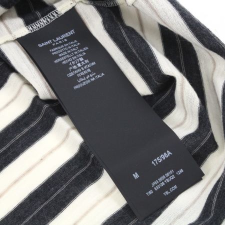  Yves Saint Laurent イブサンローラン ボーダーカットソー Mサイズ JP53 2020 00101