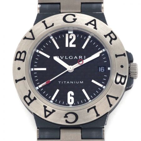  BVLGARI ブルガリ ディアゴノ チタニウム 自動巻き 腕時計 TI38TA