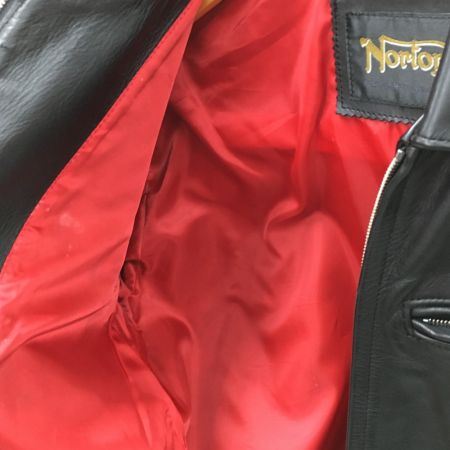  NORTON ノートン レザージャケット 牛革 サイズ不明 メンズ ブラック