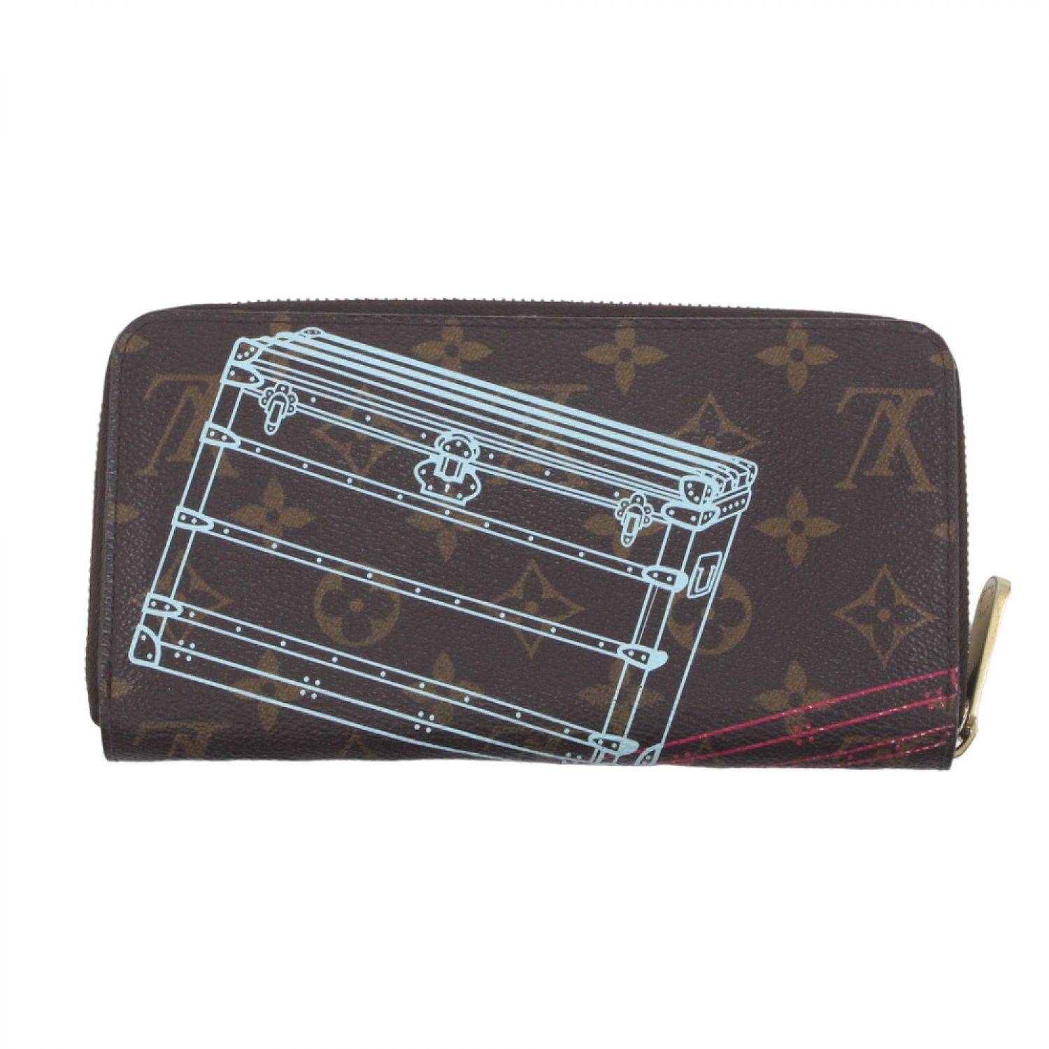 中古】 LOUIS VUITTON ルイヴィトン モノグラム ジッピーウォレット 長