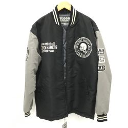 ☆☆ BLOOD MASSAGE ナイロンジャケット ジャケット SIZE XL メンズ BLFRJ-100 ブラック Sランク