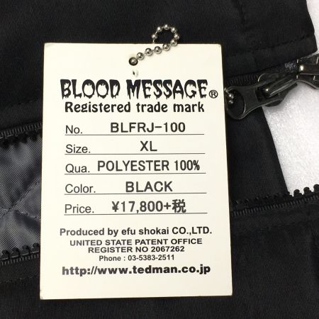  BLOOD MASSAGE ナイロンジャケット ジャケット SIZE XL メンズ BLFRJ-100 ブラック