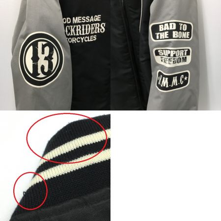  BLOOD MASSAGE ナイロンジャケット ジャケット SIZE XL メンズ BLFRJ-100 ブラック