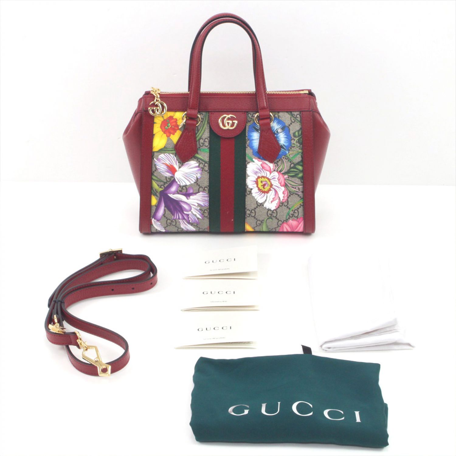 中古】 GUCCI グッチ ハンドバッグ 547551 レッド Aランク｜総合