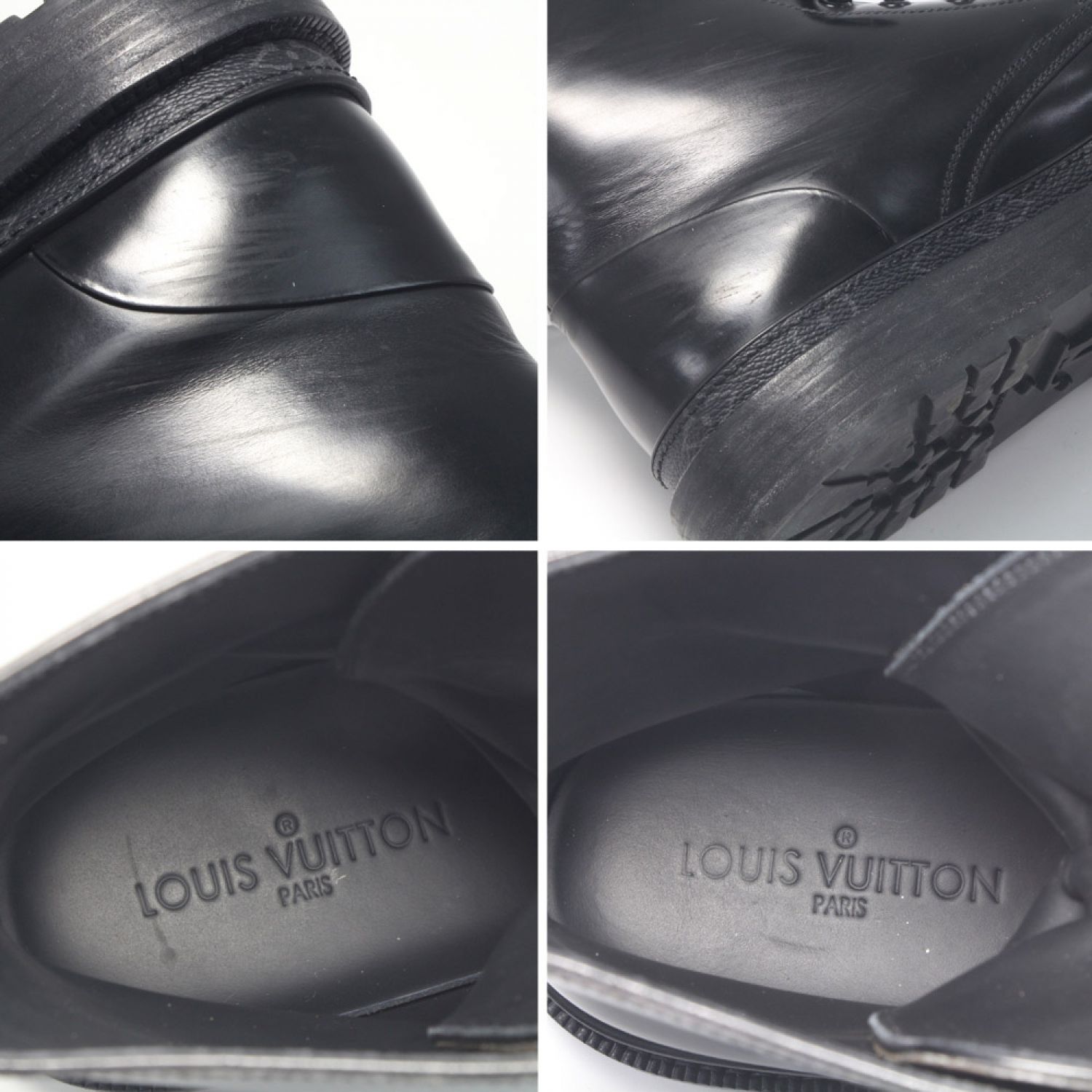 中古】 LOUIS VUITTON ルイヴィトン エンジニアブーツ サイズ6 1/2