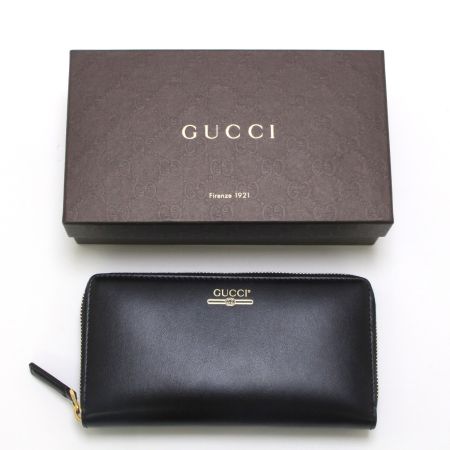  GUCCI グッチ ラウンドジップ長財布 547591 ブラック