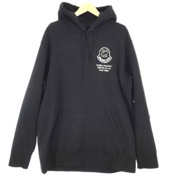 $$ MONCLER モンクレール GENIUS ジーリアス1952 UNDEFEATED アンディフィーテッド MAGLIAGIROCOLLO サイズXL ブラック Bランク