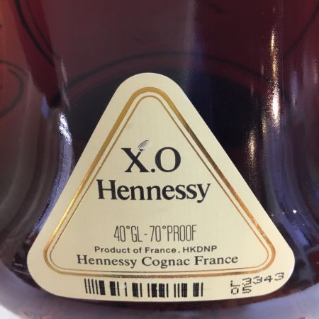  Hennessy ヘネシー 蒸留酒類 ブランデー コニャック 700ml XO 40度 クリアボトル 目減り有