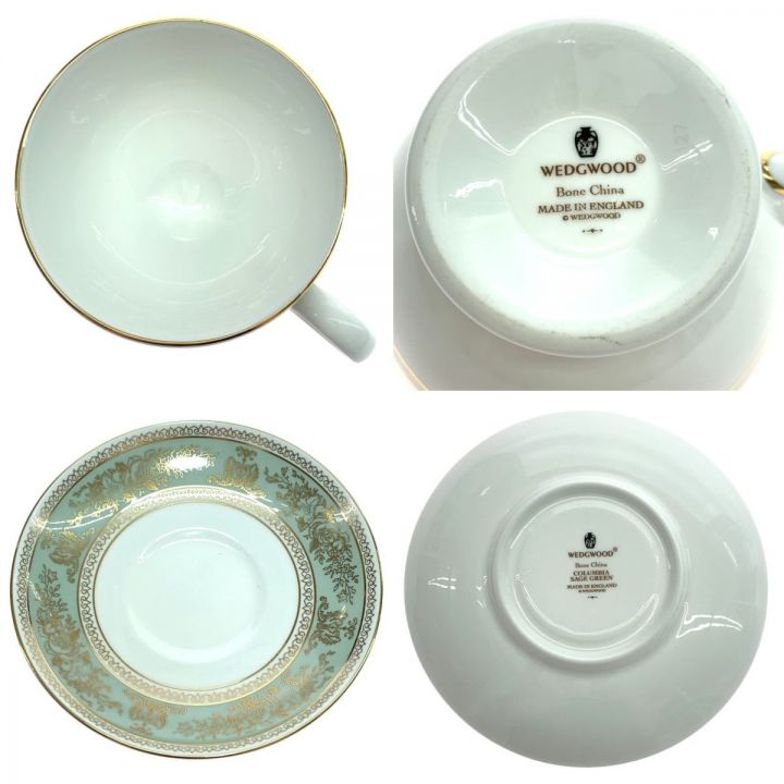 Wedgwood ウェッジウッド 洋食器 カップ&ソーサー コロンビアセージグリーン 2Pセット｜中古｜なんでもリサイクルビッグバン