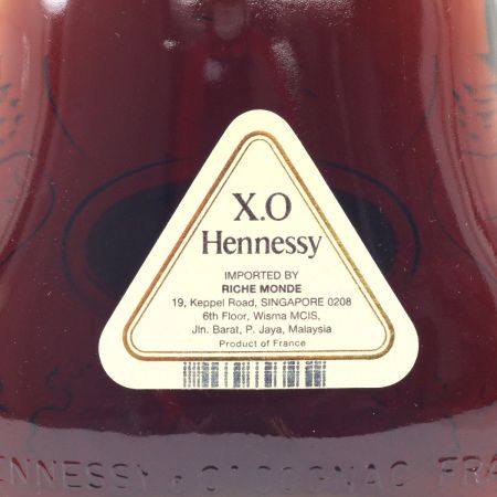 Hennessy ヘネシー X.O グリーンボトル 金キャップ 40度 700ml コニャック 箱付き 未開栓｜中古｜なんでもリサイクルビッグバン