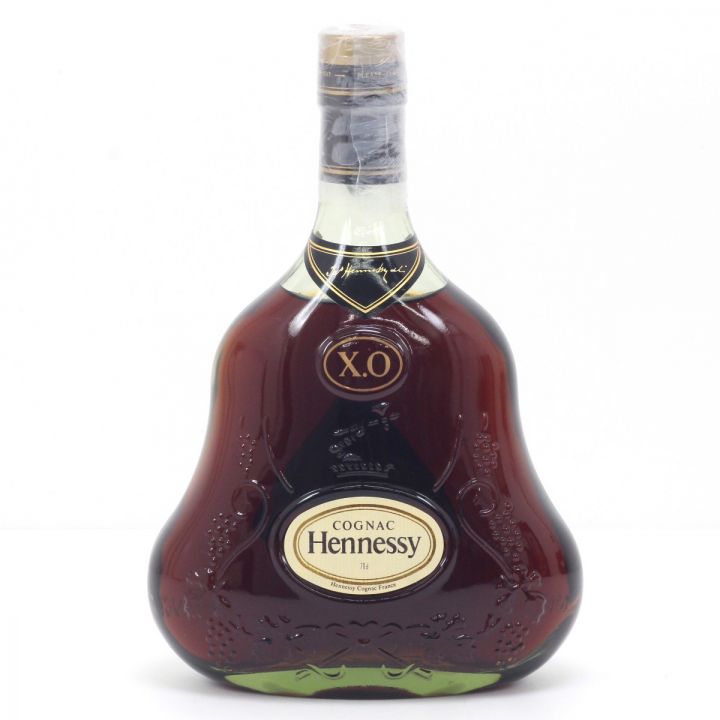 Hennessy ヘネシー X.O グリーンボトル 金キャップ 40度 700ml コニャック 箱付き 未開栓｜中古｜なんでもリサイクルビッグバン