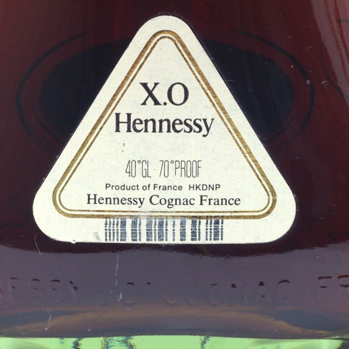 Hennessy ヘネシー X.O グリーンボトル 金キャップ 40度 700ml コニャック 未開栓｜中古｜なんでもリサイクルビッグバン