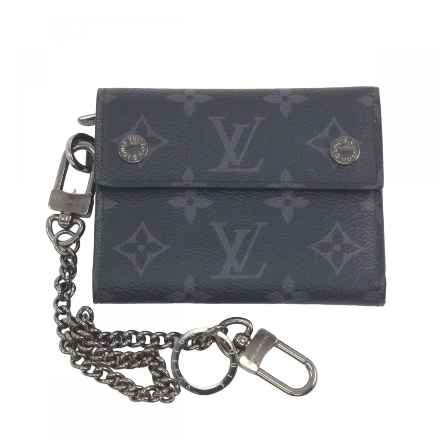 中古】
 LOUIS VUITTON ルイヴィトン モノグラム・エクリプス 2つ折り