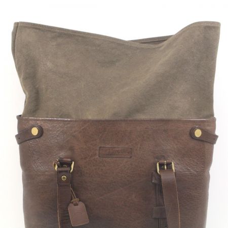  Acru アクリュ Acanth ＆ Ecru カメラトートバッグ ブラウン