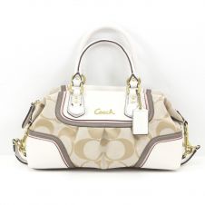 中古】 COACH コーチ レディース シグネチャー トートバッグ