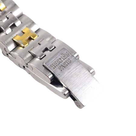  HERMES エルメス クリッパー クォーツ 腕時計 コマ付