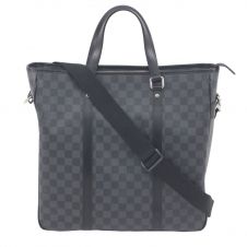 中古】 LOUIS VUITTON ルイヴィトン ダミエ アルトナPM ビジネスバッグ