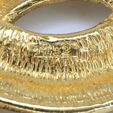  CHANEL シャネル ブローチ ココマーク マトラッセ ゴールド ヴィンテージ