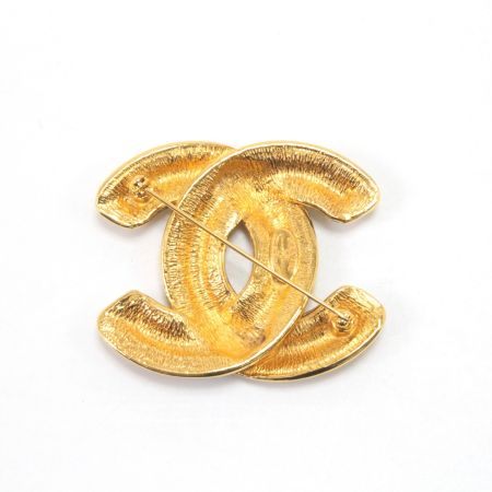  CHANEL シャネル ブローチ ココマーク マトラッセ ゴールド ヴィンテージ