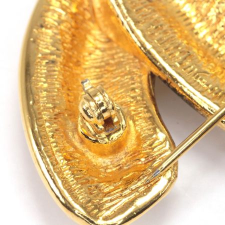  CHANEL シャネル ブローチ ココマーク マトラッセ ゴールド ヴィンテージ