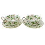 $$ Wedgwood ウェッジウッド カップ＆ソーサー WILD STRAWBERRY ワイルドストロベリー 2Pセット Bランク