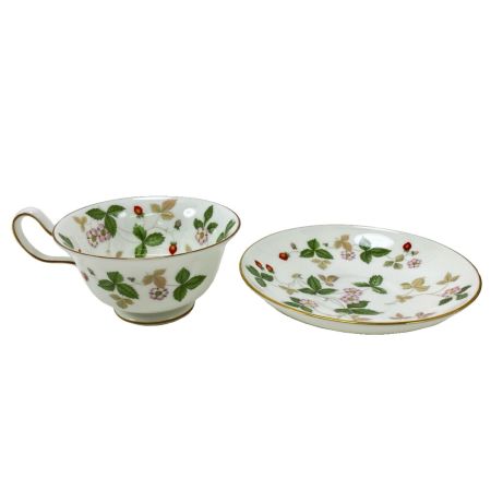  Wedgwood ウェッジウッド カップ＆ソーサー WILD STRAWBERRY ワイルドストロベリー 2Pセット
