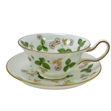  Wedgwood ウェッジウッド カップ＆ソーサー WILD STRAWBERRY ワイルドストロベリー 2Pセット
