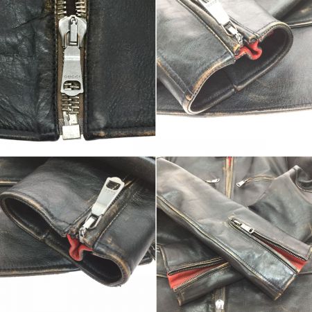  GUCCI グッチ メンズ ライダースジャケット  SIZE 44 454032 XG313 ブラック