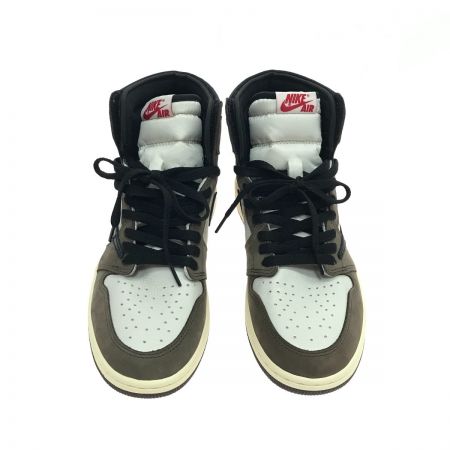  NIKE ナイキ AIR JORDAN1 TRAVIS SCOTT 箱ヤブレ有 SIZE 27.5cm CD4487-100 ダークブラウン